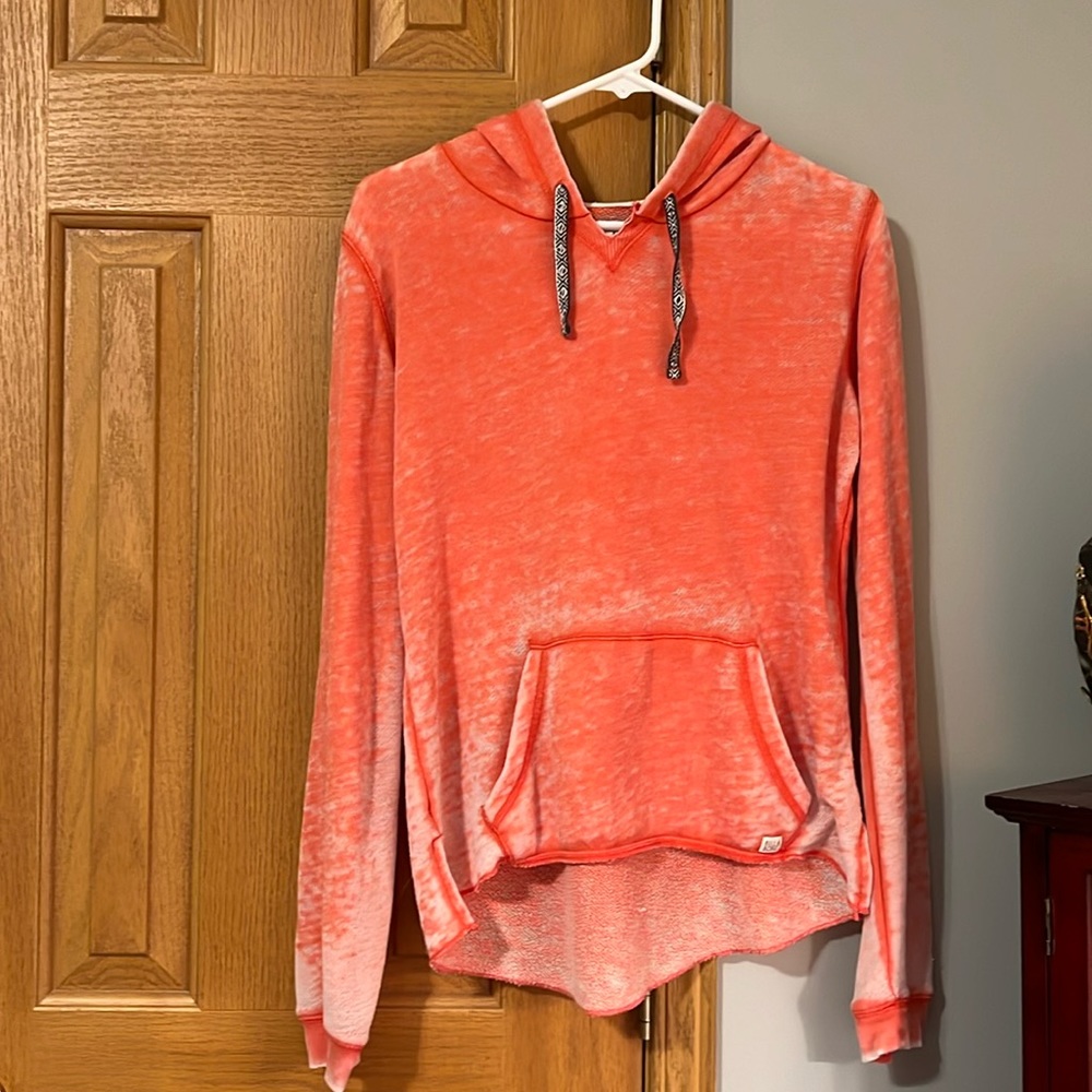 Billa Bong orange distressed hoody